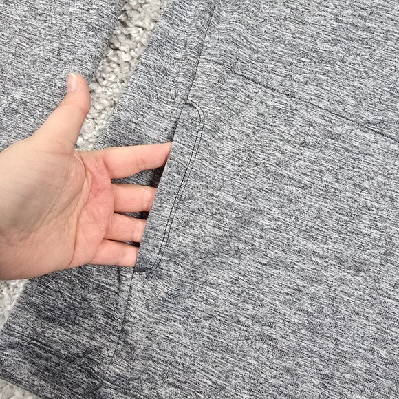 American Giant Shirt Mens Medium Gray Micro Fiber Lightweight Pockets USA - Picture 3 of 10